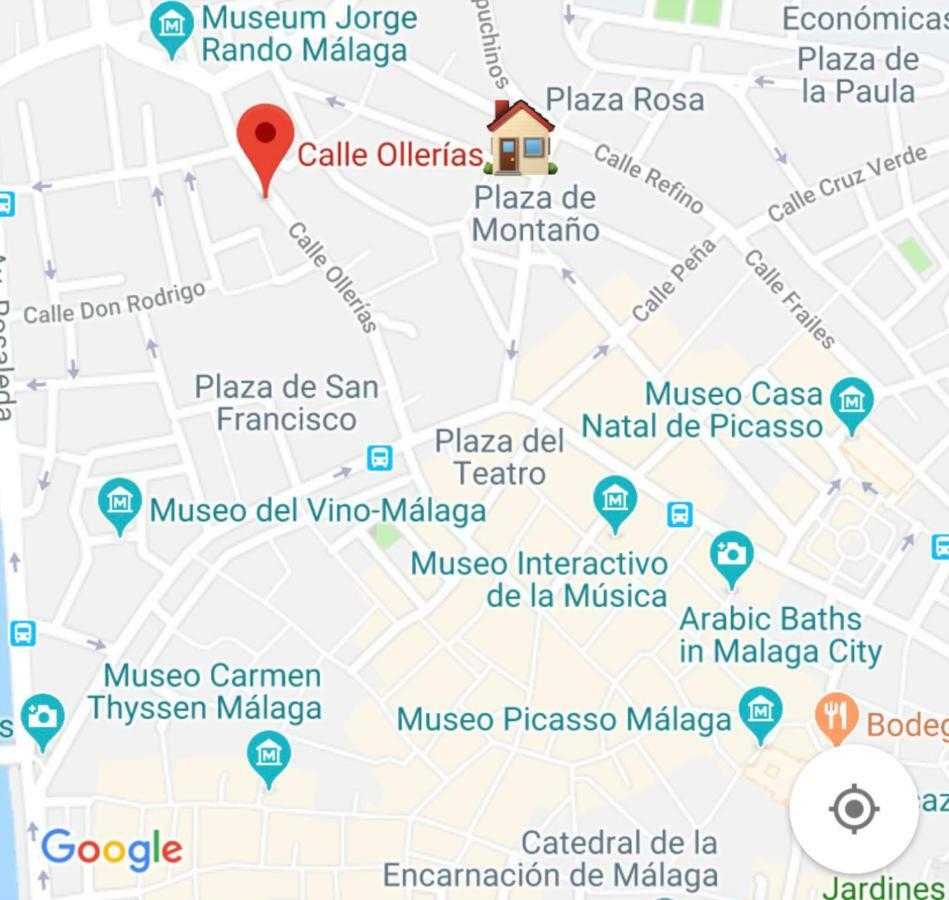 Calle Ollerias Малага Экстерьер фото